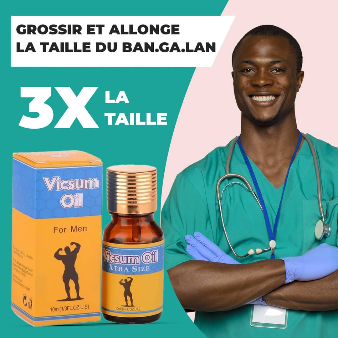 Gros et Long Vicsum l'huile magique pour hommes forts